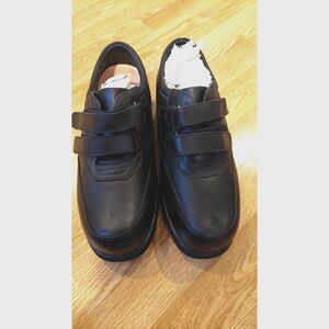 Mt Emey 7021 Orthopedic Shoes Men 11.5 4E Extra Wide Black Leather Orthotic New